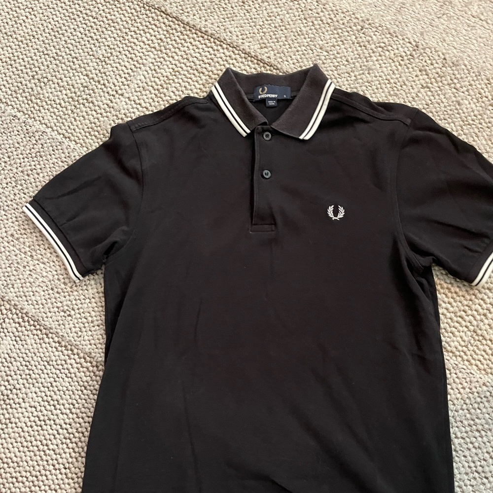 Fred Perry men’s black polo
